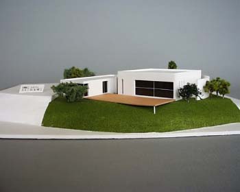 独立住宅の模型